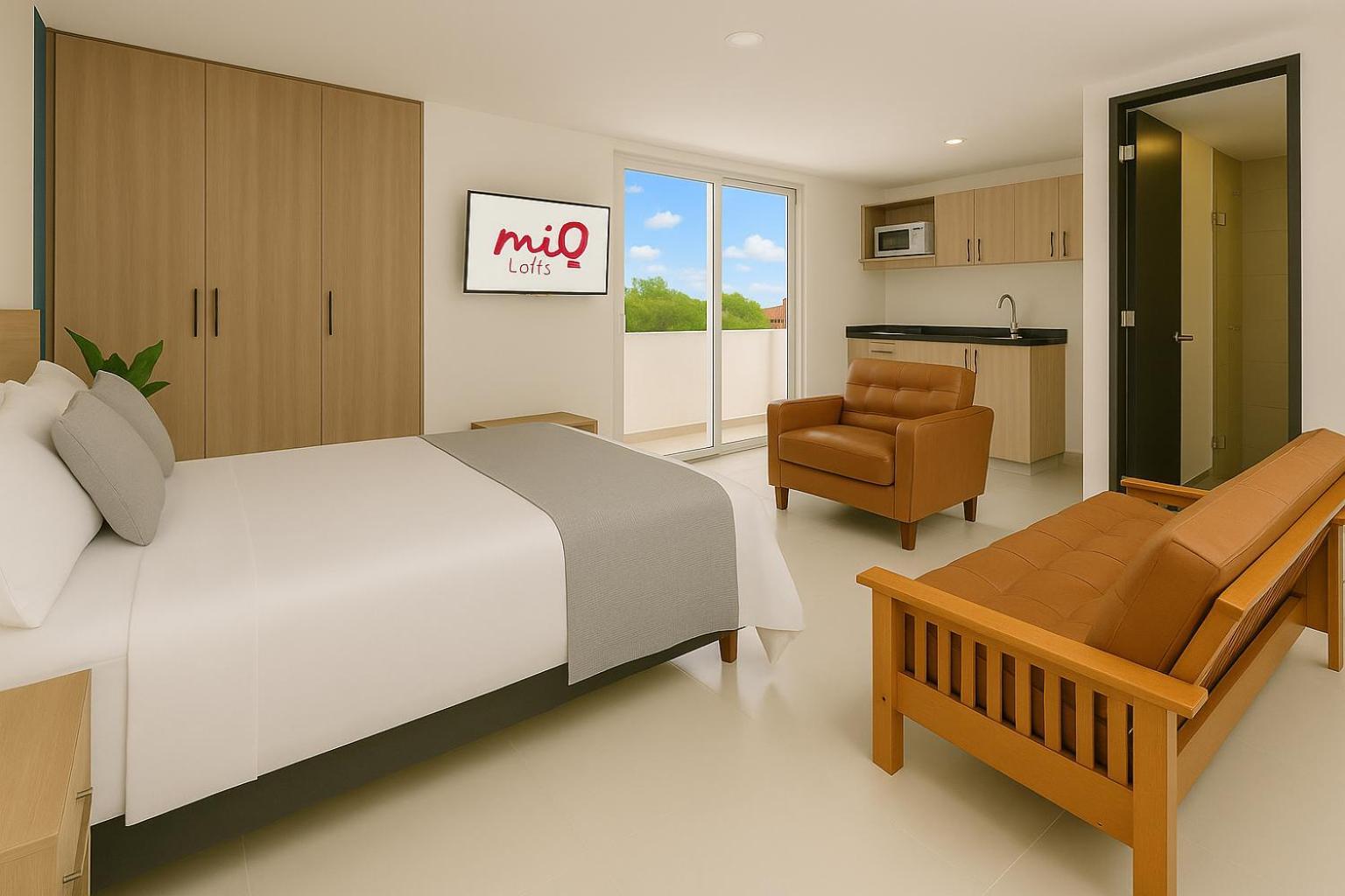 Loft Moderno En El Poblado Con Vista Y Parqueadero Mio Lofts *